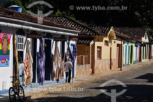  Assunto: Casarios da Rua Rui Barbosa / Local: Pirenópolis - Goiás (GO) - Brasil / Data: 05/2012 