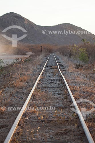  Assunto: Estrada de ferro no sertão do Cearense / Local: Quixadá - Ceará (CE) - Brasil / Data: 11/2012 