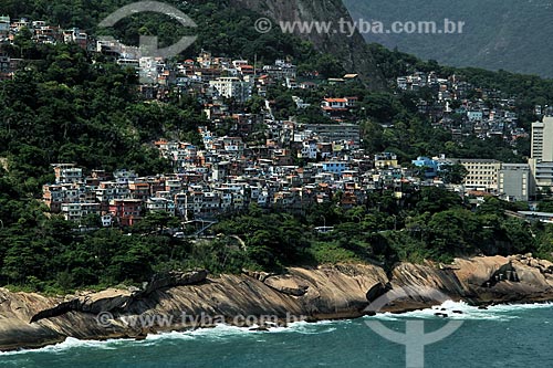  Assunto: Casas na favela do Vidigal / Local: Rio de Janeiro - Rio de Janeiro (RJ) - Brasil / Data: 12/2012 