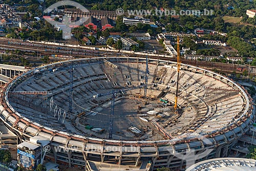  Assunto: Reforma do Estádio Jornalista Mário Filho - também conhecido como Maracanã - para a Copa do Mundo de 2014 / Local: Rio de Janeiro (RJ) - Brasil / Data: 12/2012 