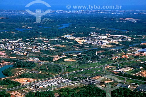  Assunto: Vista de Polo industrial / Local: Simões Filho - Bahia (BA) - Brasil / Data: 2001 