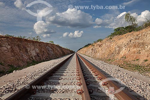  Assunto: Trecho da Ferrovia Nova Transnordestina / Local: Pernambuco (PE) - Brasil / Data: 01/2013 