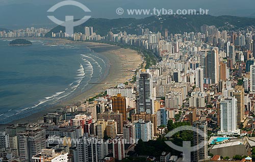  Assunto: Vista aérea da orla da cidade de Santos / Local: Santos - São Paulo (SP) - Brasil / Data: 02/2013 