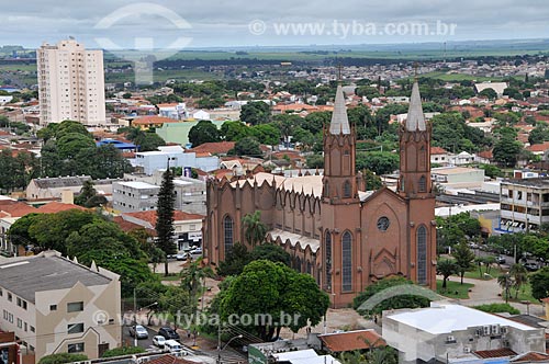  Assunto: Paróquia do Senhor Bom Jesus - também conhecida como Catedral de Ourinhos / Local: Ourinhos - São Paulo (SP) - Brasil / Data: 01/2013 