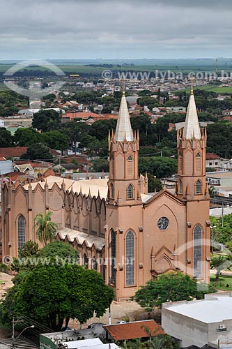  Assunto: Paróquia do Senhor Bom Jesus - também conhecida como Catedral de Ourinhos / Local: Ourinhos - São Paulo (SP) - Brasil / Data: 01/2013 