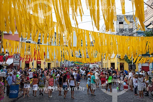  Assunto: Rua decorada durante o carnaval / Local: Recife - Pernambuco (PE) - Brasil / Data: 02/2013 
