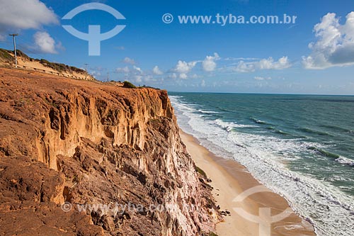  Assunto: Falésias na Praia de Cacimbinhas / Local: Distrito de Pipa - Tibau do Sul - Rio Grande do Norte (RN) - Brasil / Data: 03/2013 