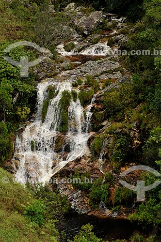  Assunto: Cachoeira do Rolador no complexo da Serra da Canastra / Local: São Roque de Minas - Minas Gerais (MG) - Brasil / Data: 03/2013 