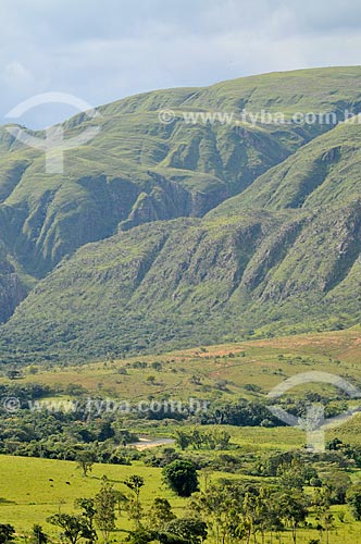  Assunto: Vista do Vale da Gurita na Serra da Canastra / Local: Delfinópolis - Minas Gerais (MG) - Brasil / Data: 03/2013 