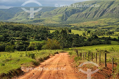  Assunto: Vista do Vale da Gurita na Serra da Canastra / Local: Delfinópolis - Minas Gerais (MG) - Brasil / Data: 03/2013 