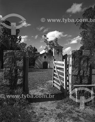  Assunto: Antiga capela em uma fazenda / Local: Viamão - Rio Grande do Sul (RS) - Brasil / Data: 1974 