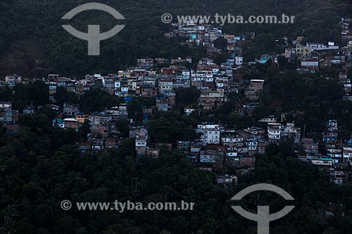  Assunto: Vista aérea da favela do Vidigal / Local: Vidigal - Rio de Janeiro (RJ) - Brasil / Data: 05/2013 