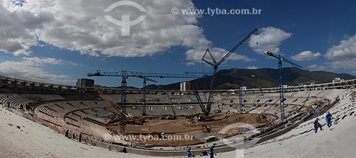  Assunto: Reforma do Estádio Jornalista Mário Filho - também conhecido como Maracanã / Local: Maracanã - Rio de Janeiro (RJ) - Brasil / Data: 08/2012 