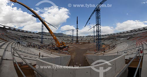  Assunto: Reforma do Estádio Jornalista Mário Filho - também conhecido como Maracanã / Local: Maracanã - Rio de Janeiro (RJ) - Brasil / Data: 08/2012 