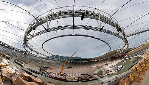  Assunto: Reforma do Estádio Jornalista Mário Filho - também conhecido como Maracanã / Local: Maracanã - Rio de Janeiro (RJ) - Brasil / Data: 03/2013 