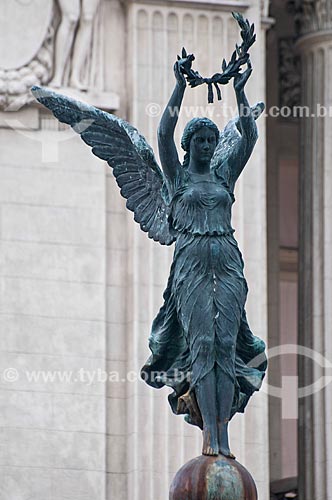  Assunto: Escultura do Palácio Tiradentes - sede da Assembléia Legislativa do Estado do Rio de Janeiro (ALERJ) / Local: Centro - Rio de Janeiro (RJ) - Brasil / Data: 06/2013 