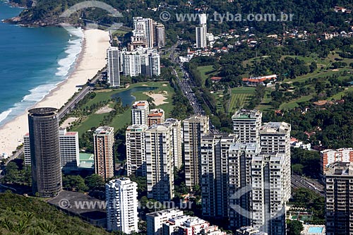  Assunto: Vista de prédios residenciais em São Conrado / Local: São Conrado - Rio de Janeiro (RJ) - Brasil / Data: 07/2013 