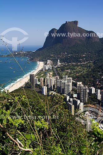  Assunto: Vista de São Conrado com Pedra da Gávea ao fundo / Local: São Conrado - Rio de Janeiro (RJ) - Brasil / Data: 07/2013 