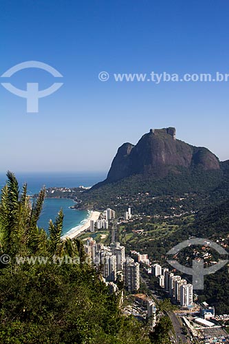  Assunto: Vista de São Conrado com Pedra da Gávea ao fundo / Local: São Conrado - Rio de Janeiro (RJ) - Brasil / Data: 07/2013 