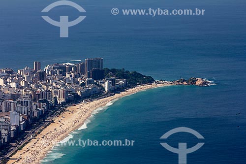  Assunto: Vista de Ipanema e do Arpoador de cima do Morro Dois Irmãos / Local: Rio de Janeiro (RJ) - Brasil / Data: 07/2013 