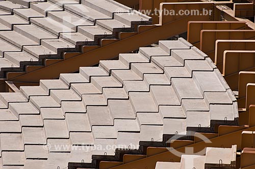  Assunto: Reforma do Estádio Jornalista Mário Filho - também conhecido como Maracanã - construção das arquibancadas / Local: Maracanã - Rio de Janeiro (RJ) - Brasil / Data: 01/2013 