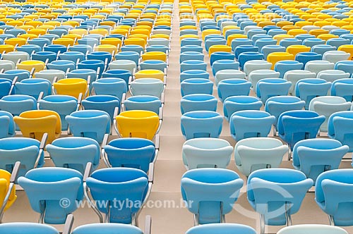  Assunto: Reforma do Estádio Jornalista Mário Filho - também conhecido como Maracanã - novas cadeiras / Local: Maracanã - Rio de Janeiro (RJ) - Brasil / Data: 05/2013 