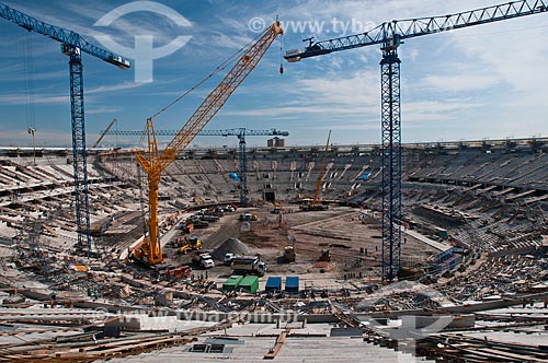  Assunto: Reforma do Estádio Jornalista Mário Filho - também conhecido como Maracanã / Local: Maracanã - Rio de Janeiro (RJ) - Brasil / Data: 11/2012 