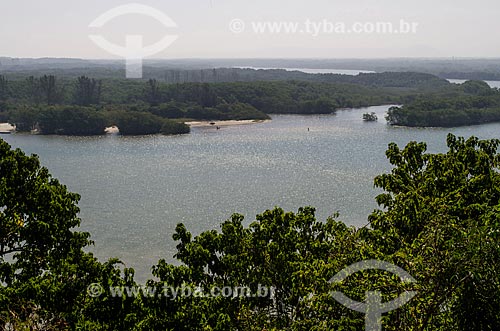  Assunto: Vista da Reserva Biológica e Arqueológica de Guaratiba a partir do Restaurante Bira / Local: Guaratiba - Rio de Janeiro (RJ) - Brasil / Data: 08/2013 