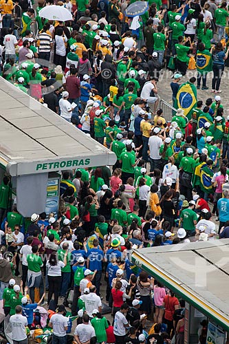  Assunto: Peregrinos na Praia de Copacabana durante a Jornada Mundial da Juventude (JMJ) / Local: Copacabana - Rio de Janeiro (RJ) - Brasil / Data: 07/2013 