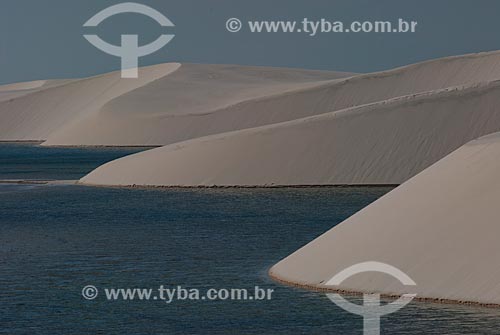  Assunto: Dunas da Lagoa Bonita no Parque Nacional dos Lençóis Maranhenses / Local: Barreirinhas - Maranhão (MA) - Brasil / Data: 07/2010 