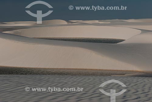  Assunto: Dunas da Lagoa Bonita no Parque Nacional dos Lençóis Maranhenses / Local: Barreirinhas - Maranhão (MA) - Brasil / Data: 07/2010 