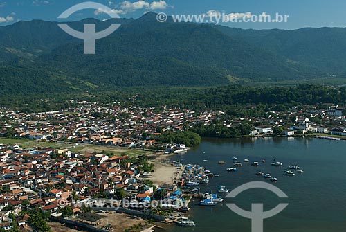  Assunto: Foto aérea do centro histórico de Paraty / Local: Paraty - Rio de Janeiro (RJ) - Brasil / Data: 04/2011 