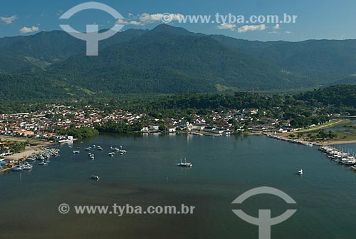  Assunto: Foto aérea do centro histórico de Paraty / Local: Paraty - Rio de Janeiro (RJ) - Brasil / Data: 04/2011 