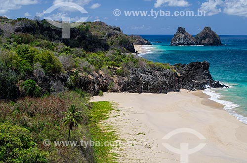  Assunto: Praia do Boldró com Morro Dois Irmãos ao fundo / Local: Arquipélago de Fernando de Noronha - Pernambuco (PE) - Brasil / Data: 10/2013 