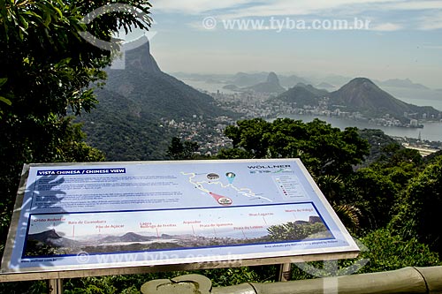  Assunto: Mirante da Vista Chinesa (estilo chinês) / Local: Rio de Janeiro (RJ) - Brasil / Data: 11/2013 