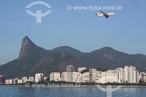  Assunto: Enseada de Botafogo com o Cristo Redentor (1931) ao fundo / Local: Botafogo - Rio de Janeiro (RJ) - Brasil / Data: 11/2013 