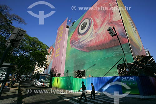  Obras de construção do Museu de Arte do Rio - MAR   - Rio de Janeiro - Rio de Janeiro - Brasil