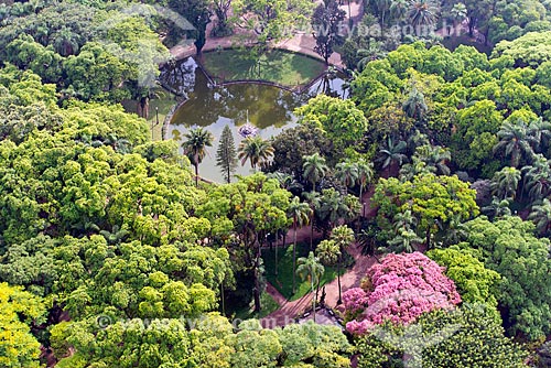  Assunto: Vista aérea do Parque da Luz / Local: São Paulo (SP) - Brasil / Data: 10/2013 