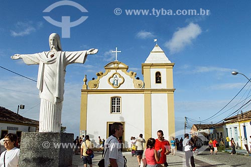  Assunto: Igreja de Nossa Senhora DAjuda (1551) / Local: Distrito de Arraial DAjuda - Porto Seguro - Bahia (BA) - Brasil / Data: 04/1991 