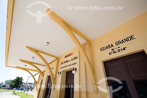  Fechada do Centro de Memória Ferroviária de São Pedro da Aldeia (1937) - antiga Estação Ferroviária de São Pedro da Aldeia e atual sede do escritório técnico do IPHAN da Região dos Lagos  - São Pedro da Aldeia - Rio de Janeiro - Brasil