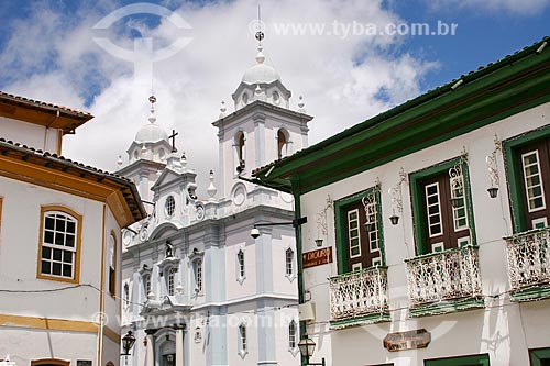  Assunto: Vista da Catedral Metropolitana de Santo Antônio / Local: Diamantina - Minas Gerais (MG) - Brasil / Data: 12/2007 