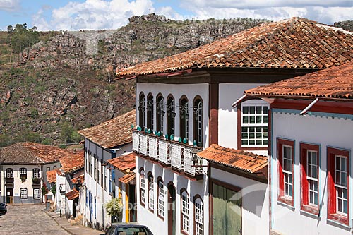  Assunto: Casarões de Diamantina / Local: Diamantina - Minas Gerais (MG) - Brasil / Data: 12/2007 