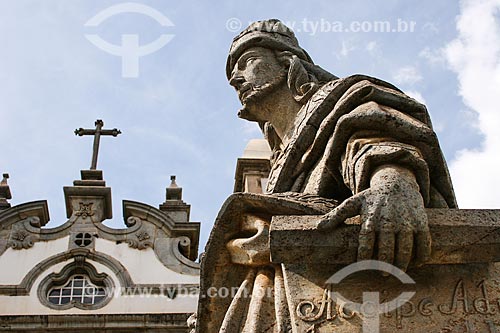  Assunto: Detalhe dos doze profetas do Santuário de Bom Jesus de Matosinhos / Local: Congonhas - Minas Gerais - Brasil  / Data: 12/2007 