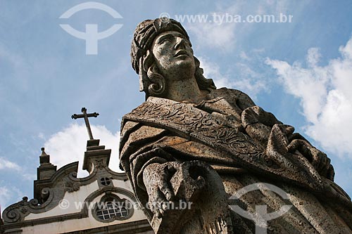  Assunto: Detalhe dos doze profetas do Santuário de Bom Jesus de Matosinhos / Local: Congonhas - Minas Gerais - Brasil  / Data: 12/2007 