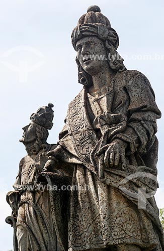  Assunto: Detalhe dos doze profetas do Santuário de Bom Jesus de Matosinhos / Local: Congonhas - Minas Gerais - Brasil  / Data: 12/2007 