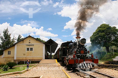  Assunto: Estação Ferroviária de Tiradentes / Local: Tiradentes - Minas Gerais - Brasil  / Data: 12/2007 