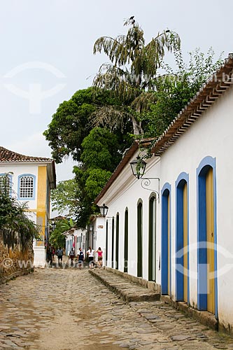  Assunto: Rua no centro histórico de Paraty / Local: Paraty - Rio de Janeiro (RJ) - Brasil / Data: 12/2007 