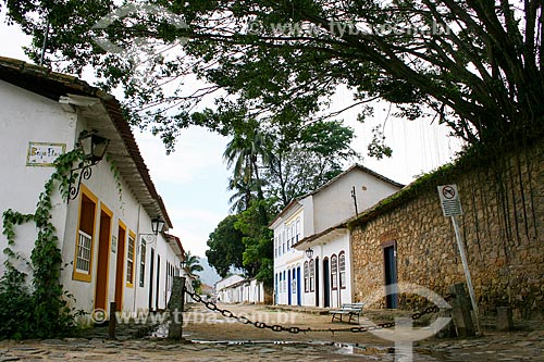  Assunto: Rua no centro histórico de Paraty / Local: Paraty - Rio de Janeiro (RJ) - Brasil / Data: 12/2007 