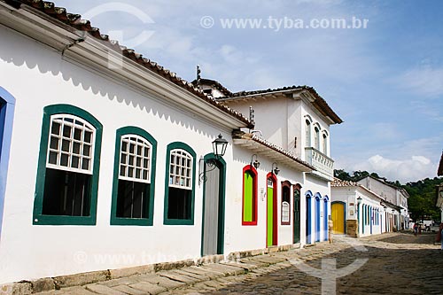  Assunto: Rua no centro histórico de Paraty / Local: Paraty - Rio de Janeiro (RJ) - Brasil / Data: 12/2007 