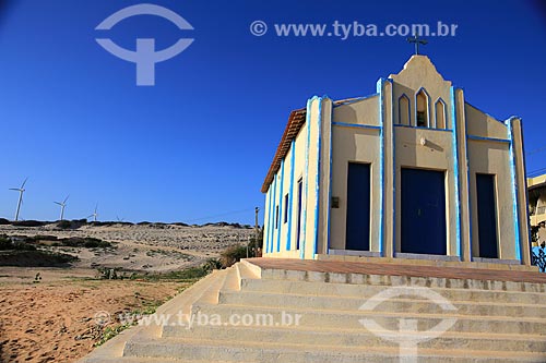  Assunto: Igreja de São Pedro - Canoa Quebrada / Local: Aracati - Ceará (CE) - Brasil / Data: 02/2014 